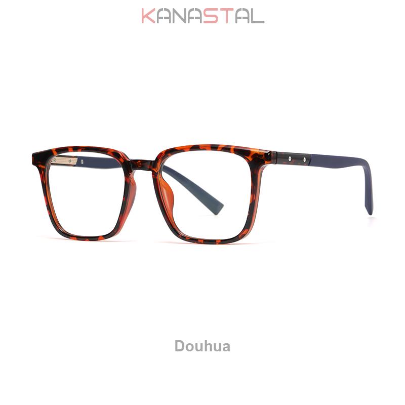 Herren Lesebrille Rezept Optische Gläser Kurzsichtigkeit Brille Damen Blaulichtblockierende Computer TR90 Quadratische Brillenrahmen