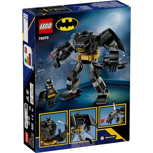 LEGO Super Heroes Batman Mech Suit Toy - Birthday Present, Building Blocks, Educational Toy for Boys and Girls, Ages 6, 7, 8, 9, Figure, Goods (Item N