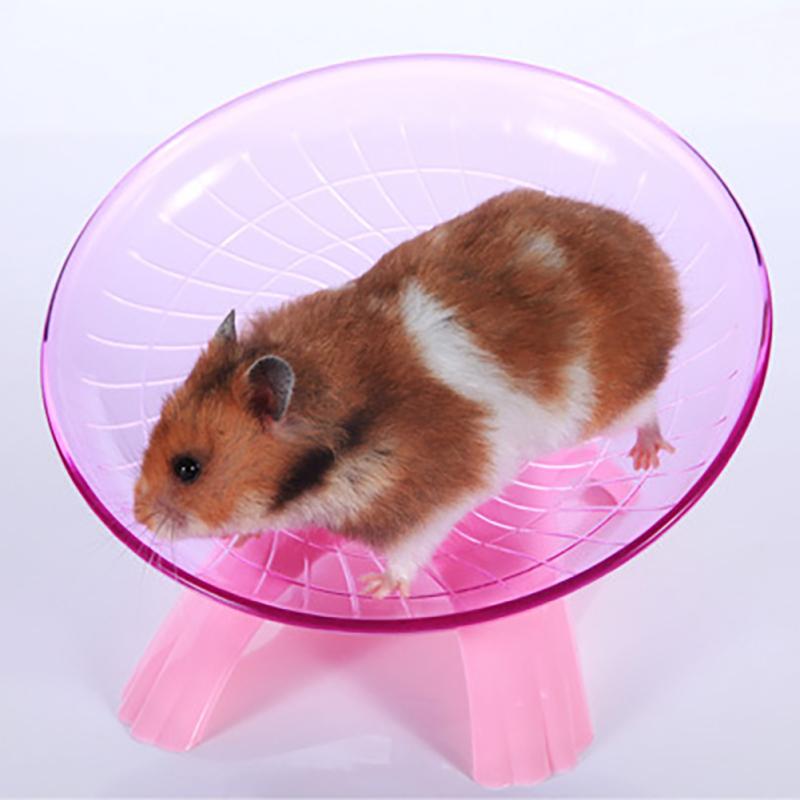 18cm Carno Pet Hamster Running Wheel Flying Saucer Exercise Toy Running Disc Small Animal