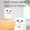 STONEGO Bluetooth Thermal Printer 3 Styles Photo Label Memo Printer High Resolution 205 DPI No Ink Needed