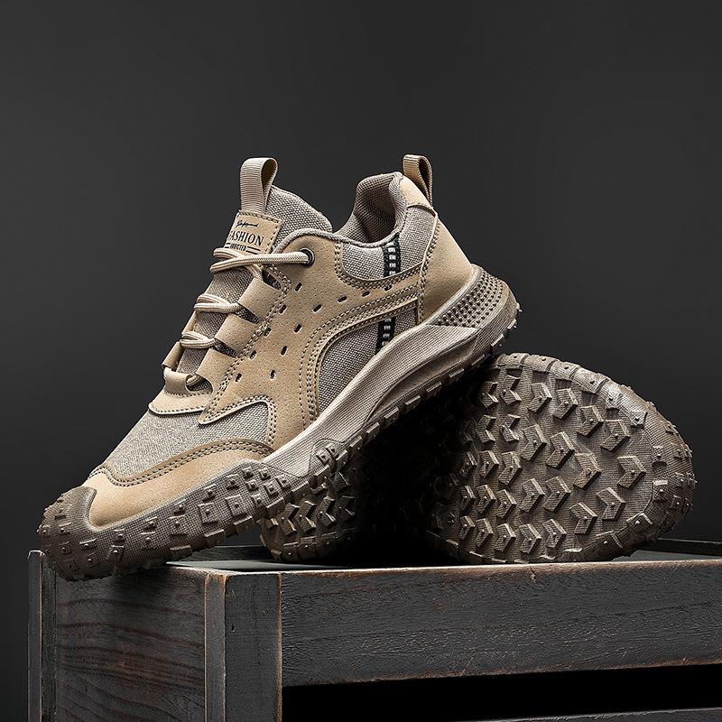 Men's Lightweight Steel Toe Work Shoes - Anti-Smash, Anti-Puncture, Breathable for Summer Construction Safety