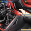For Jaguar F-TYPE 2013-2024 ABS Carbon Fiber Car Gear Shift Right L-shaped Decorative Strip Interior Car Accessories