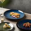Ceramic Plate Personalized Japanese Tableware Western Dish Plate Creative Home Dish Plate Hotel Restaurant Steak Plate Plating