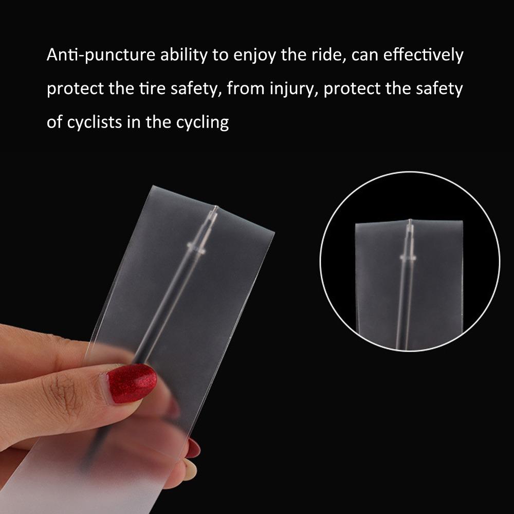 1 Pair PVC Bike Tire Liner 25mm Bike Anti-Puncture Liner Durable Inner Tire Liner  Mountain Bike