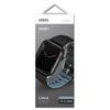 Uniq Linus Apple Watch Series1/2/3/4/5/6/7/8/9/Se/Se2/Ultra/Ultra 2 42/44/45/49Mm Strap. Airosoft Silicone Black/Midnight Black