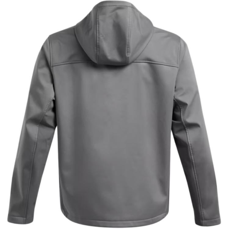 Under Armour Storm Cold Gear Infrared Shield Comfortabele Duurzame Jas met Capuchon Losse Jas Heren jassen Grijs 1371587-025