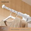 Retractable No-Drill Foldable Clothes Drying Rack for Travel and Hotel Use