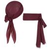2Pcs/set Funny Captain Jack Sparrow Halloween Festival Costume Hip-hop Versatile Cosplay Props Party Masquerade Decoration