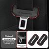 CGRE6 1/2pcs Car Leather Safety Belt Buckle Plug Protective Covers Interior Accessories For Benz CITAN VITO SPRINTER CLS SLK Sport ML