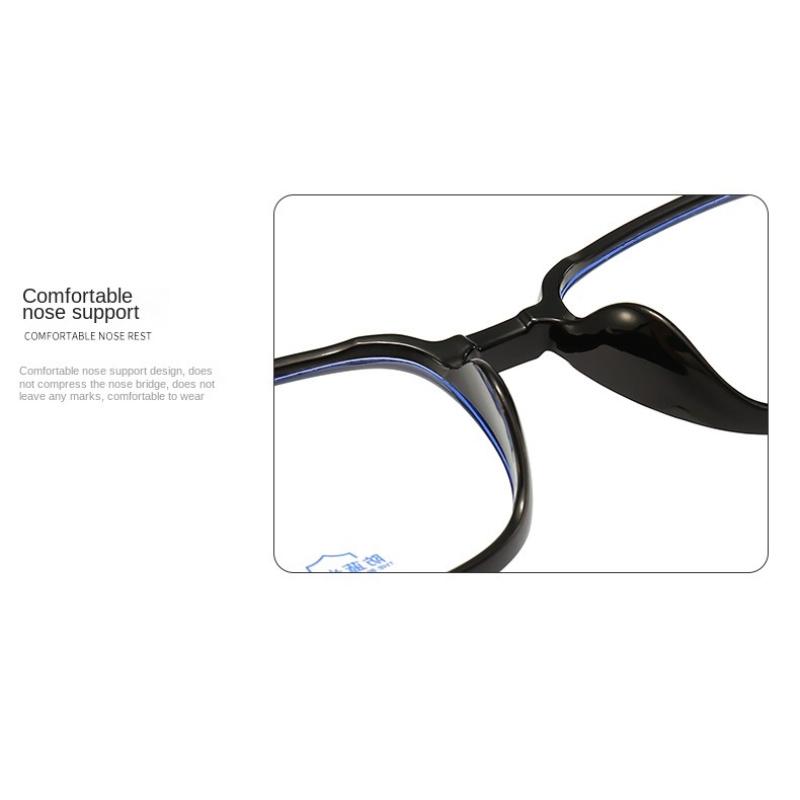 1/2PCS Transparent Optical Computer Glasses for Office Screen Use Daily Wear Myopia Eyewear Blue Light Blocking