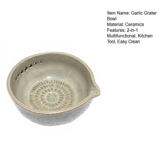 Tarka do czosnku Obieraczka do ziół Miska 2 w 1 Wielofunkcyjne Obieranie Czosnku Imbiru Sera Ziół Kuchenne Narzędzia do Przygotowywania z Wbudowaną Płytą Tarkową