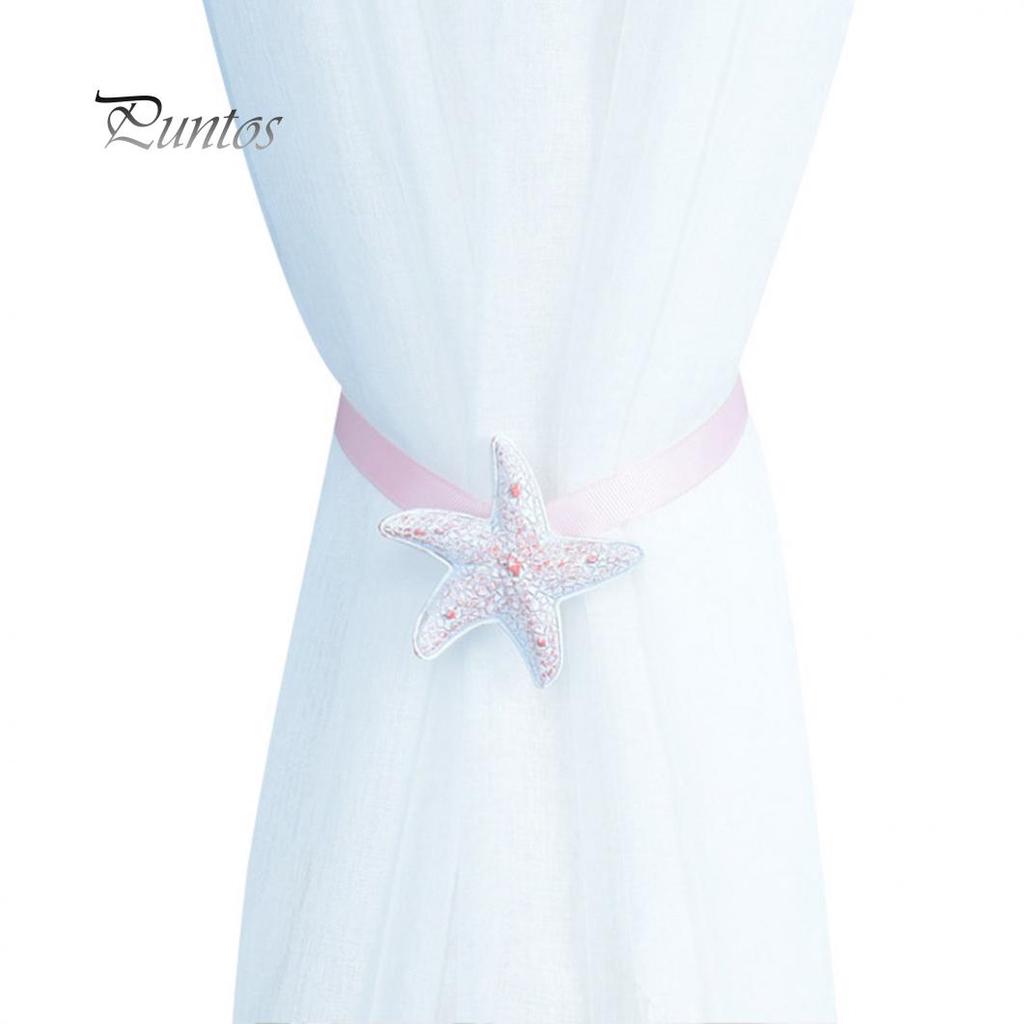 Clean Products Sea Starfish Magnetic Curtain Buckle Tieback Holdback Holder Clip Bedroom Decor