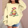 Children's Fashionable Casual Long-sleeved Loose Christmas Print Pullover Sweatshirt