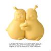 2Pcs Pear Bookends,Duck Statues Figurines Office To Hold Books Decorative Book Ends,Book Holder