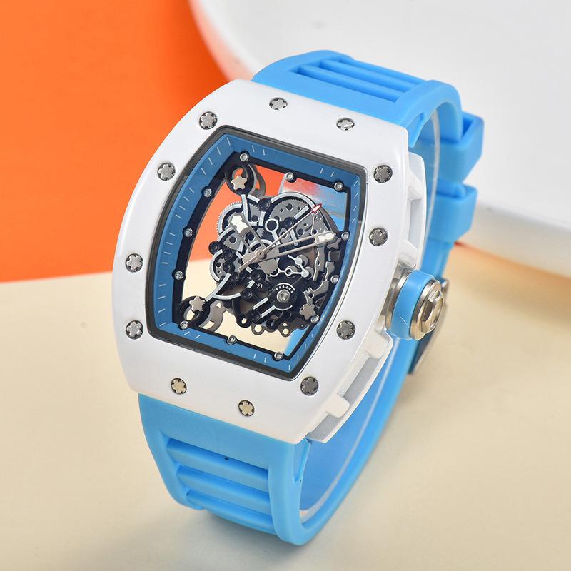 New hollowed-out personalized tiger head watch ceramic oil mechanical position unisex watch