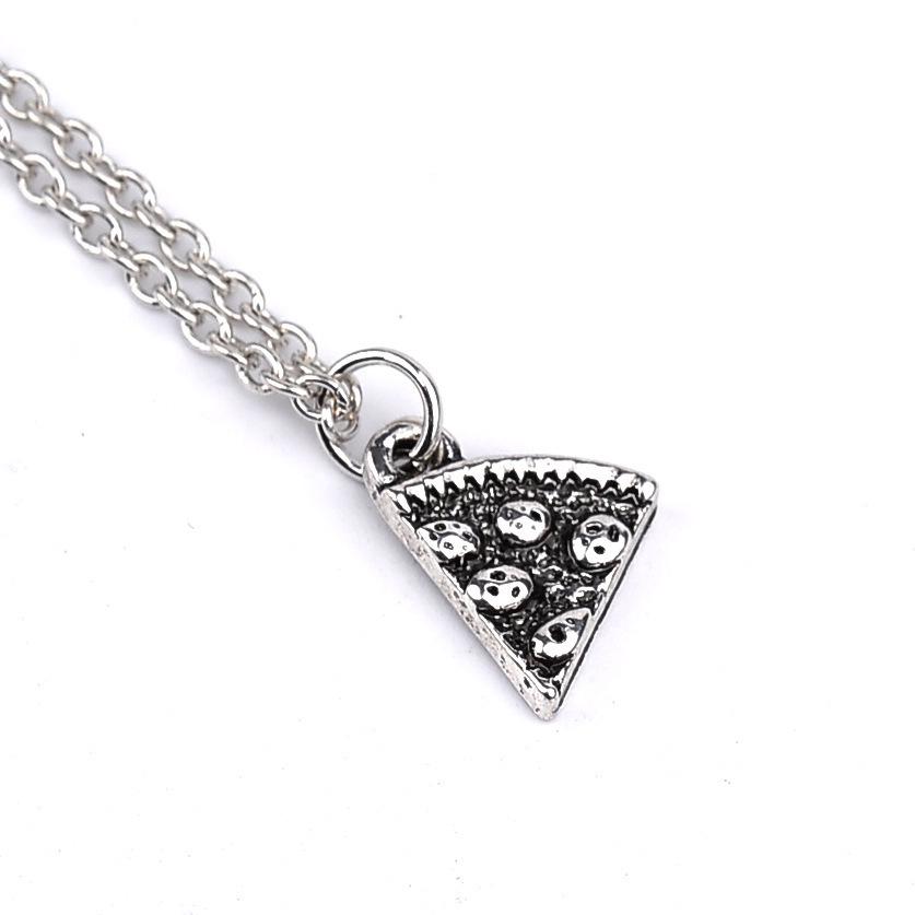 European & American Six-Petal Friendship Necklace - Pizza Pendant for Best Friends