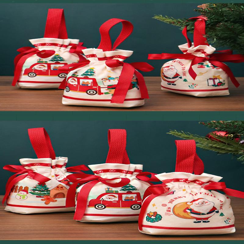 Christmas Gift Bags Xmas Santa Sacks Packaging Knitted Storage Bag Merry Christmas Kids Candy Bag Home Decor Christms Decoration