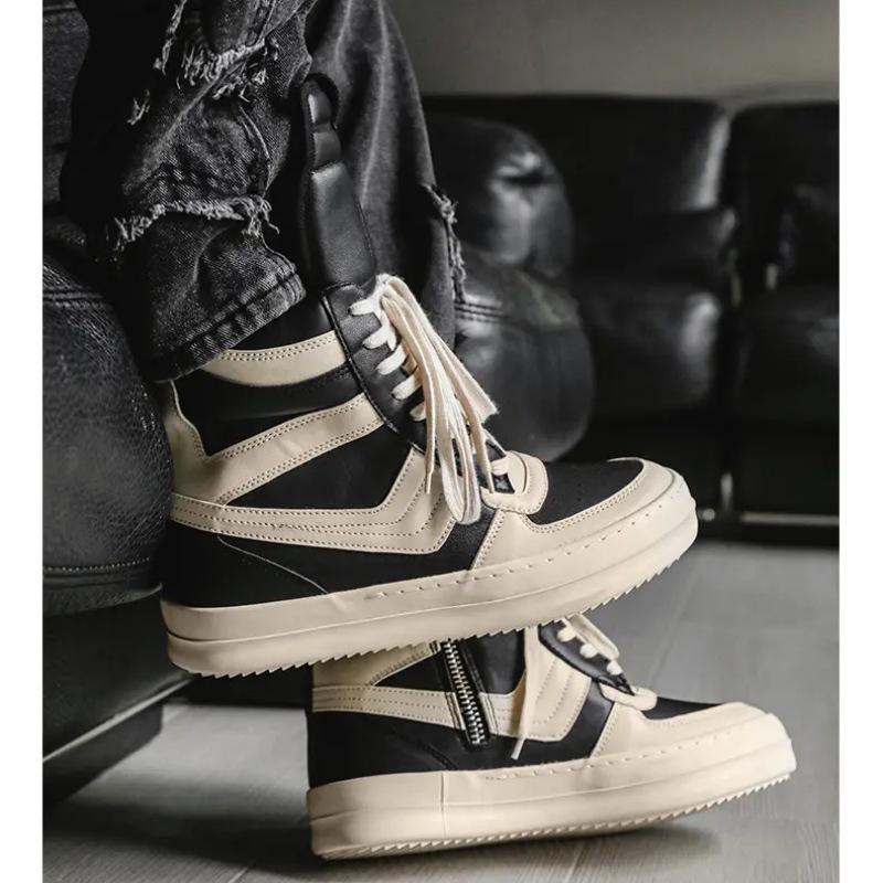 Męskie buty wysokie niszowe uliczne 2025-X170