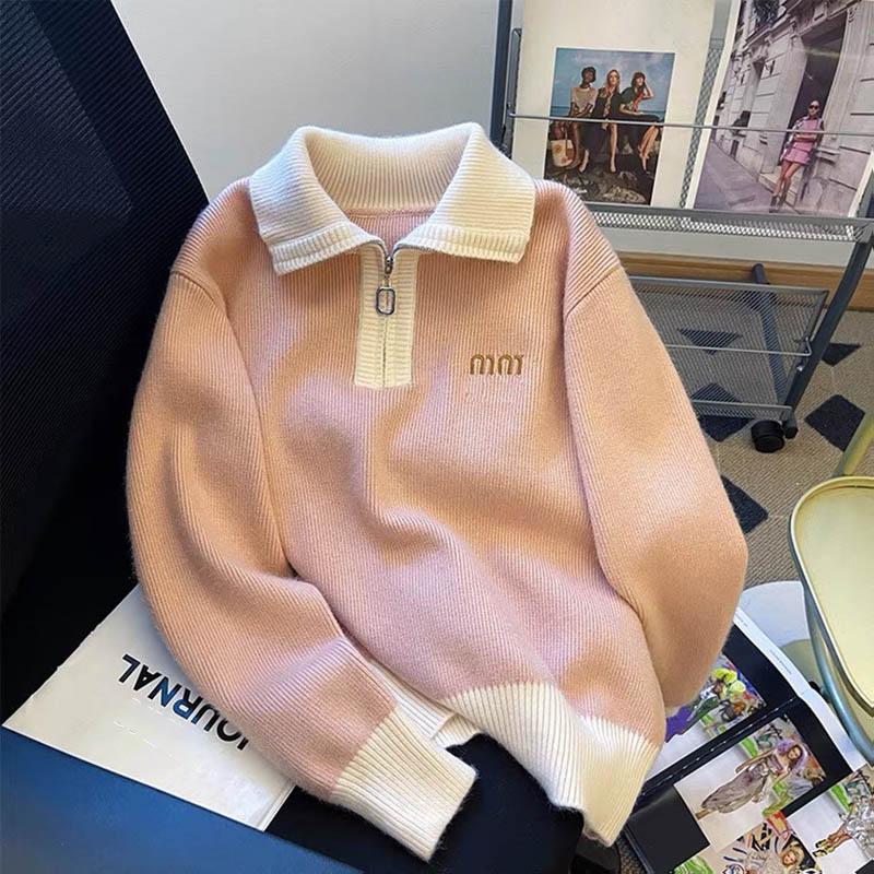 

Женский свитшот оверсайз вязаный утолщенный свободный с круглым вырезом повседневный ретро пуловер с длинным рукавом топ свитшот XXXXL розовый