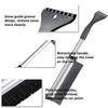 Extendable Car Windshield Ice Scraper & Snow Brush for Winter Auto Glass Cleaning