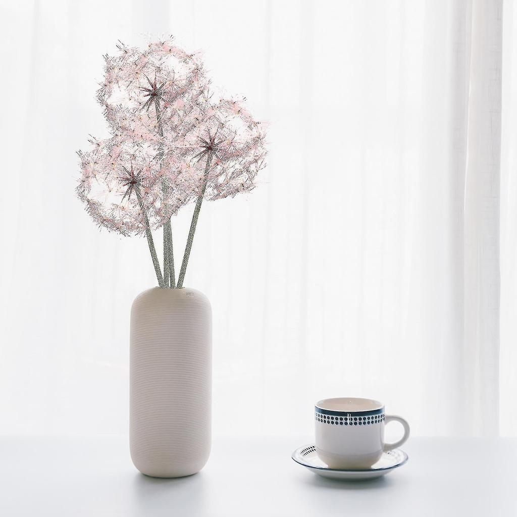 Artificial Flower Dandelion Simulation Dandelion/flower White Plastic Iron Wire For Home Garden Decoration Fake Flowers-hao