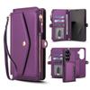 Fashion Crossbody Leather Phone Case for Samsung Z Fold 7 6 5 Multi-functional All-in-One Card Holder Shockproof Portable Cover