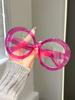 Large frame round glasses women's fashion candy color decorative glasses frame anti-blue light personalized flat mirror
