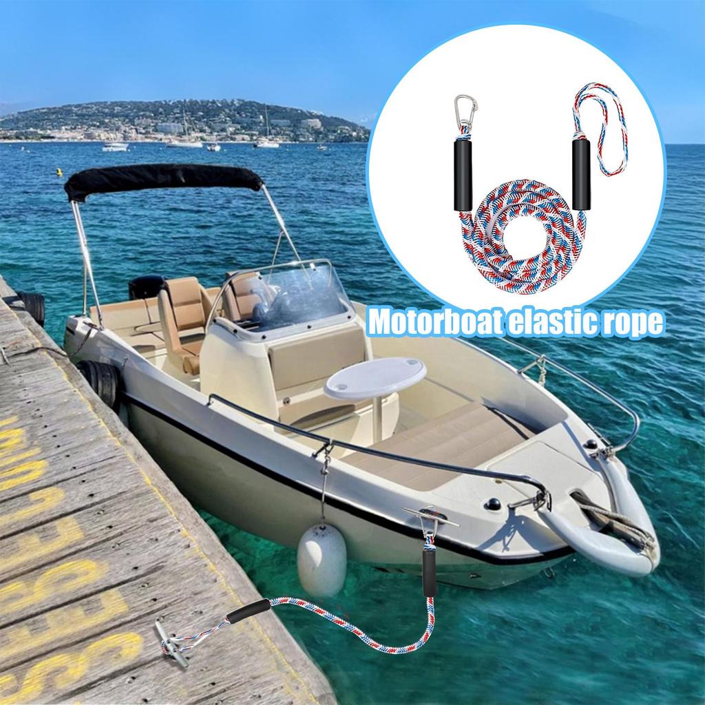 Dock Lines 3.94-5.58 Feet Heavy Duty Outdoor Supplies Tubing Tow Rope For Lake River Beach Sea Snow Sledding Wakeboarding