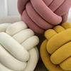 Handwoven Braided Three Strand Knot Pillow Decorative Back Lumbar Support for Bed Bay Window Cozy Home Accent