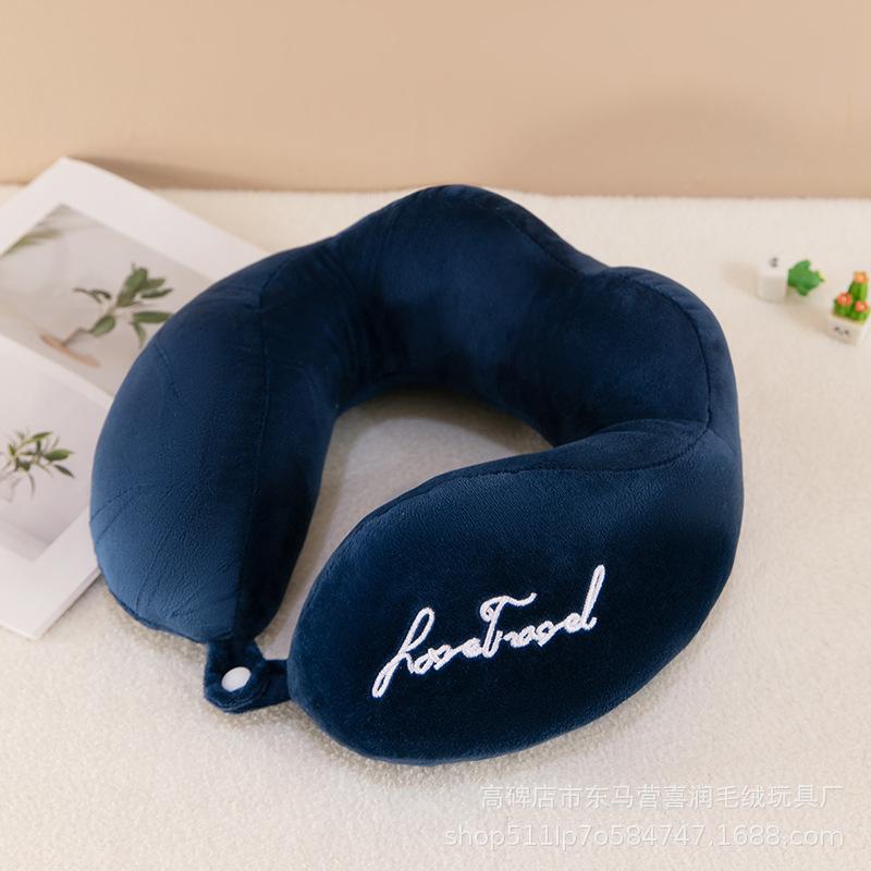 Cestovní polštář, polštář na krk, opěrka brady a krku, roztomilý kreslený cestovní polštář na krk pro chlapce a dívky, cestovní doplňky do letadla, auta, polohovací