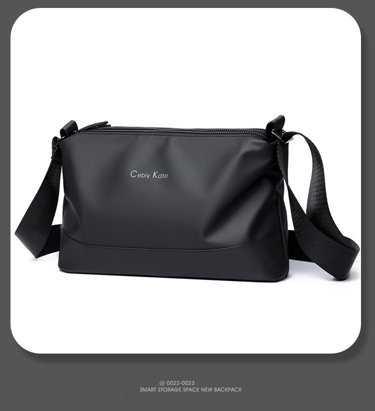 Trendy Men's Korean Crossbody & Shoulder Bag - Waterproof, Multi-Compartment, Large Capacity Backpack