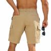 Men's Loose Casual Loose-fit Waist Workwear Multi-pocket Shorts