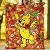 Soccer Sport Silhouette Fleece Printed Flannel Blanket, Warm Soft Throw Sofa Bed Blanket