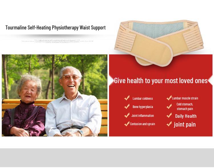 Unisex Medical Grade Lumbar Support Belt for Muscle Strain Relief - Breathable, Year-Round Back Support