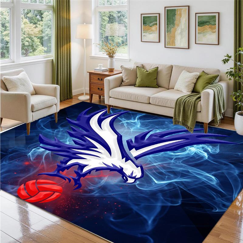 Crystal Palace Design Crystal Velvet Rug Soft Decorative Mat for Bedroom Entrance