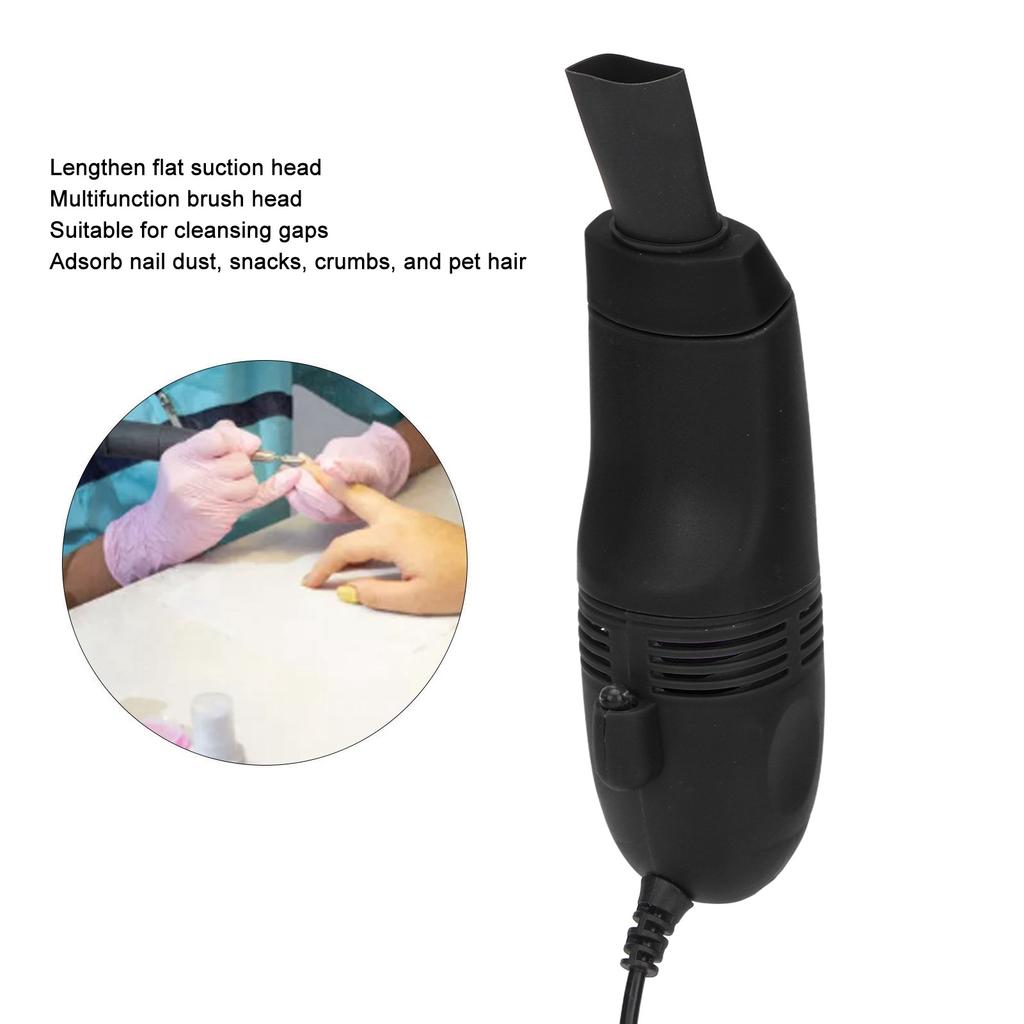   Keyboard Clner Handheld Large Suction   USB Vacuum Clner for Nail Art Computer
