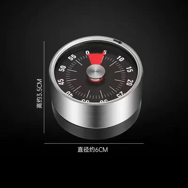 Household stainless steel kitchen machinery timer baking alarm clock timer student time manager reminder tool