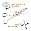 7.0 Inch 16 Teeth, High-Grade Fish Bone Tooth Scissors, Pet Beauty Scissors, Fish Bone Tooth Scissors, Trimming Scissors, Beauty Scissors