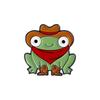 Cute Animal Cartoon Denim Hat Brooch - Fun Personality Badge Accessory