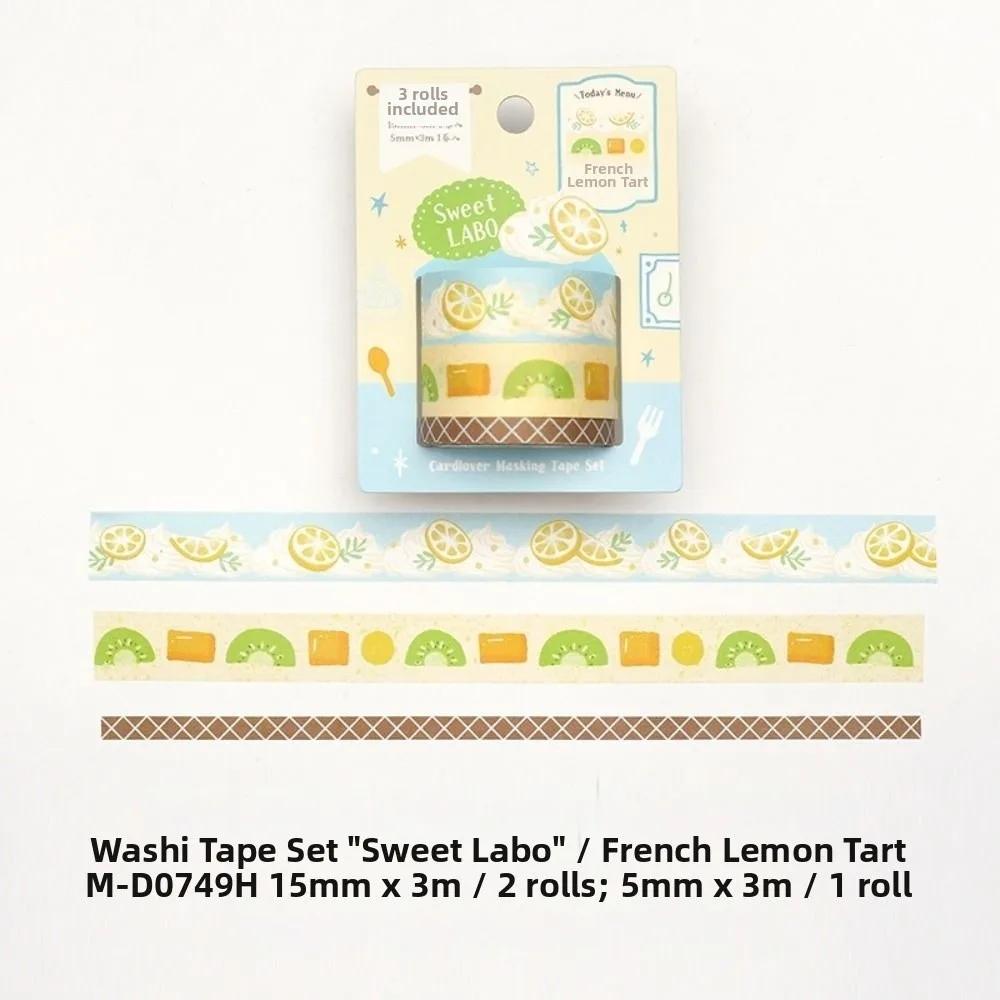 3Pcs Sweet DIY Washi Paper Tape Set Stickers School Stationery Decorative Adhesive Tape Scrapbooking Masking Tapes Students