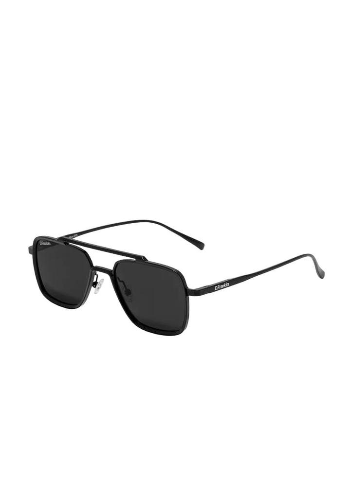 Dee Franklin Muni SQ Sunglasses, Black/Smoke, DFSU907001-BLAC