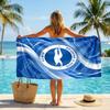 Asciugamano da Spiaggia Calcio Brighton & Hove Albion Asciugamano Estivo Morbido in Microfibra Asciugatura Rapida Assorbente per Spiaggia Piscina Viaggio