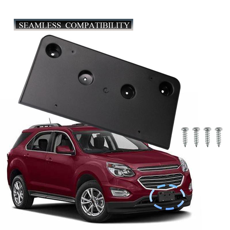 Car Front Bumper License Plate Bracket Mounting Holder Fit for Chevy Equinox 2016-2017 Car Accessories GM1068197 23476043