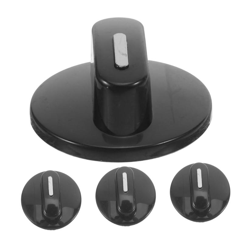 Quick Install 6mm Appliance Knobs For Electric Ovens And Pressure Cookers Universal Replacement Caps Heatproof Plastic Ergonomic Handle Design