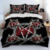 3D Print Slayer Heavy Metal Band Music Bedding Set Bedroom Soft Modern Bedspreads Comefortable Duvet Cover Quilt Pillowcase