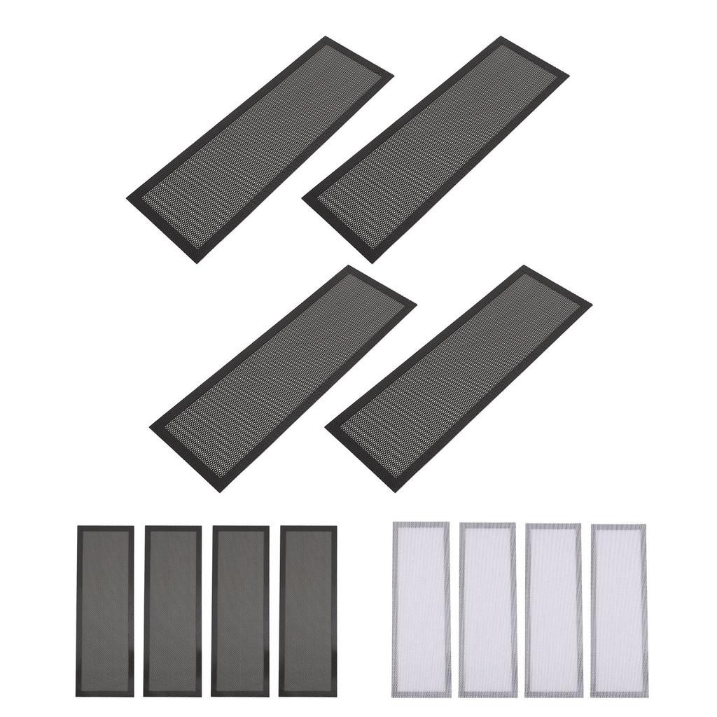 4PCS Floor Vent Covers PVC Magnetic Floor Register Vent Mesh Filter Screen for Wall Ceiling Catches 