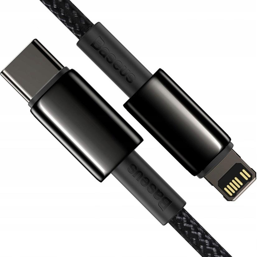 Baseus Tungsten PD USB-C - Lightning Cable 2.0 m Black 20W