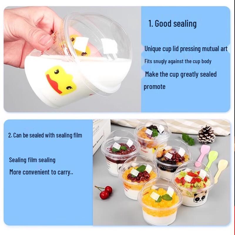 Sheng Bi Lai Disposable Pudding & Yogurt Cup Set