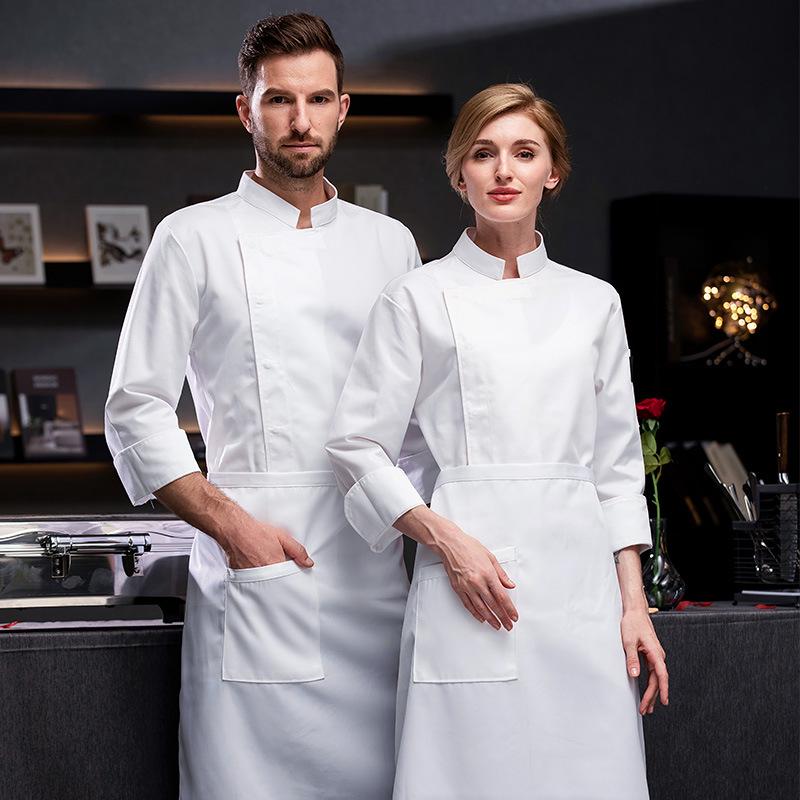Men's Chef Uniform - Short & Long Sleeve Options for Kitchen, Hotel, or Restaurant