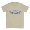 Novelty Frutiger Aero World Design TShirt Men Crew Neck Pure Cotton T Shirts  Short Sleeve Tees Original Tops